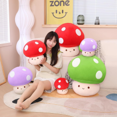 12 Inch Red Mushroom Plushies Squishy Pillow Cute Stuffed Animals Kawaii Plush Toys Throw Pillow Decoration Gift for Girls Boys,KingKong Toys