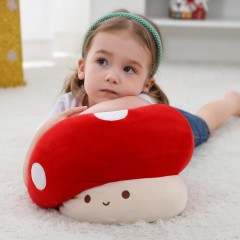 12 Inch Red Mushroom Plushies Squishy Pillow Cute Stuffed Animals Kawaii Plush Toys Throw Pillow Decoration Gift for Girls Boys,KingKong Toys