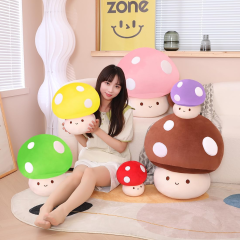 12 Inch Red Mushroom Plushies Squishy Pillow Cute Stuffed Animals Kawaii Plush Toys Throw Pillow Decoration Gift for Girls Boys,KingKong Toys