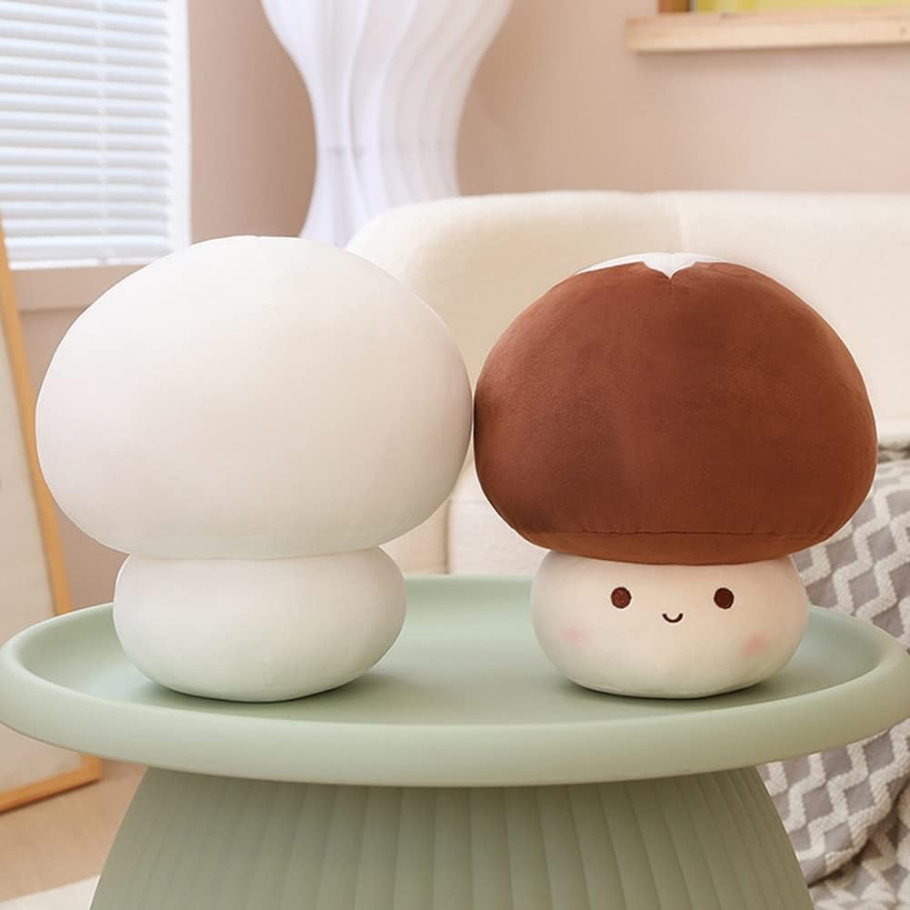 12 Inch Red Mushroom Plushies Squishy Pillow Cute Stuffed Animals Kawaii Plush Toys Throw Pillow Decoration Gift for Girls Boys,KingKong Toys