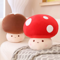 12 Inch Red Mushroom Plushies Squishy Pillow Cute Stuffed Animals Kawaii Plush Toys Throw Pillow Decoration Gift for Girls Boys,KingKong Toys
