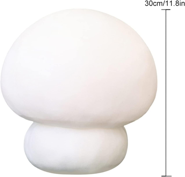 12 Inch Red Mushroom Plushies Squishy Pillow Cute Stuffed Animals Kawaii Plush Toys Throw Pillow Decoration Gift for Girls Boys,KingKong Toys