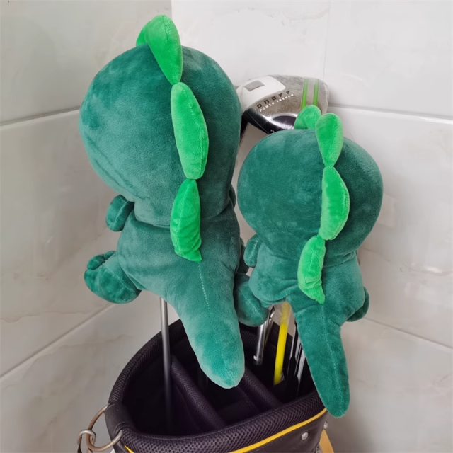 Little Monster Driver Golf Club Set Wooden Pole Cover Cartoon Club Protective Head Cover,KingKong Toys