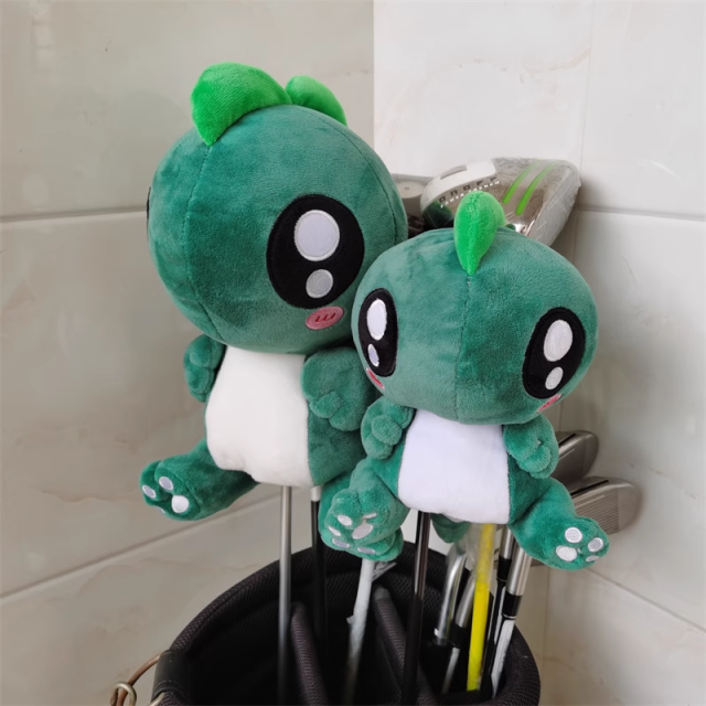 Little Monster Driver Golf Club Set Wooden Pole Cover Cartoon Club Protective Head Cover,KingKong Toys