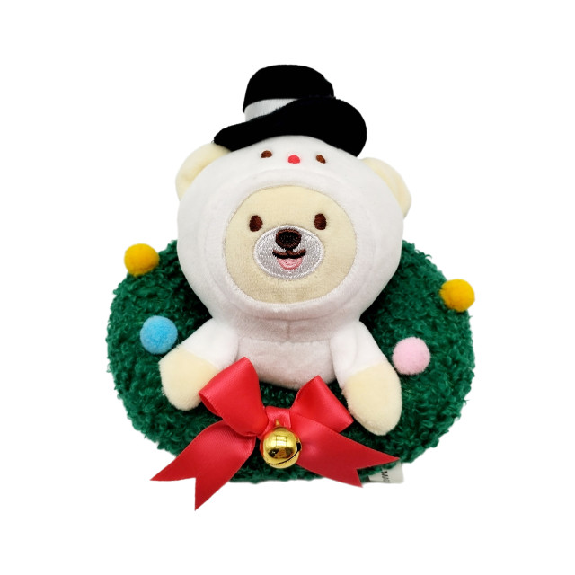 Kingkong Toys Factory Custom Snowman Christmas Tree Hanging Plush Toys Tiny Plush Dolls for Christmas Party Favors Gift KeyChain,KingKong Toys