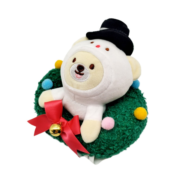 Kingkong Toys Factory Custom Snowman Christmas Tree Hanging Plush Toys Tiny Plush Dolls for Christmas Party Favors Gift KeyChain,KingKong Toys