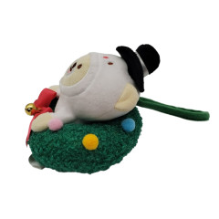 Kingkong Toys Factory Custom Snowman Christmas Tree Hanging Plush Toys Tiny Plush Dolls for Christmas Party Favors Gift KeyChain,KingKong Toys