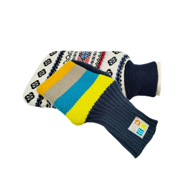 Kingkong Toys OEM/ODM Christmas Hot Water Bottle Warmer Knitted Cover Rubber Hot Water Bottle Sleeve Christmas Gifts Festive Toys,KingKong Toys