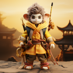 Factory Custom Black Myth Wukong Stuffed Animal Boys character Plush Toy for gifts,KingKong Toys