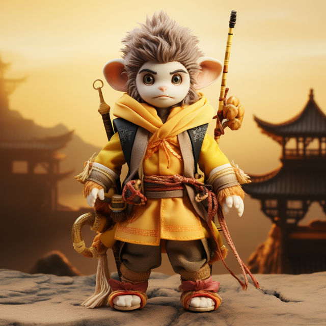 Factory Custom Black Myth Wukong Stuffed Animal Boys character Plush Toy for gifts,KingKong Toys