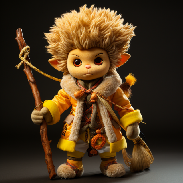 Factory Custom Black Myth Wukong Stuffed Animal Boys character Plush Toy for gifts,KingKong Toys