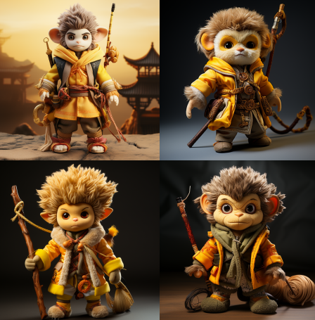 Factory Custom Black Myth Wukong Stuffed Animal Boys character Plush Toy for gifts,KingKong Toys