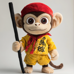 Factory Custom Black Myth Wukong Stuffed Animal Boys character Plush Toy for gifts,KingKong Toys