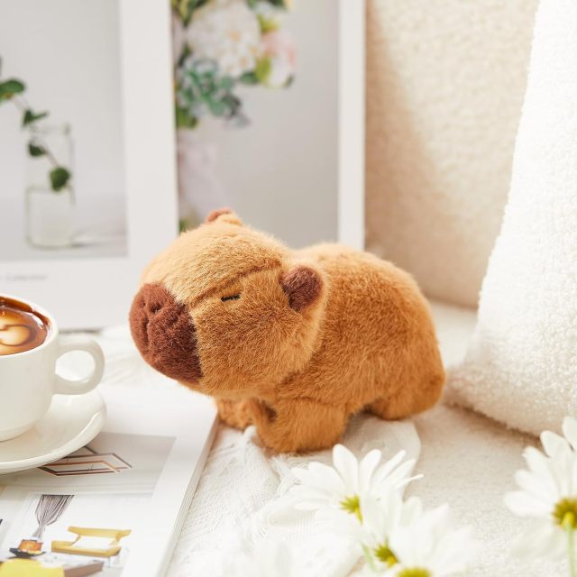 Stuffed Animal Capybara Bracelets Wristband Interactive Plush Toy for Birthday Party,KingKong Toys