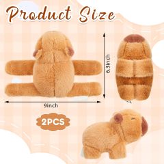 Stuffed Animal Capybara Bracelets Wristband Interactive Plush Toy for Birthday Party,KingKong Toys