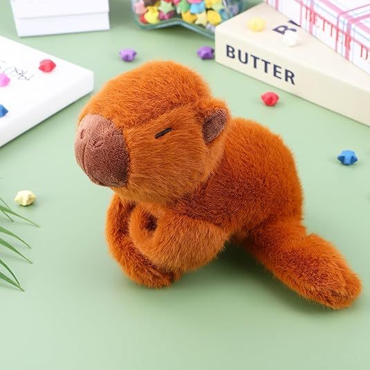 Stuffed Animal Capybara Bracelets Wristband Interactive Plush Toy for Birthday Party,KingKong Toys