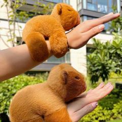 Stuffed Animal Capybara Bracelets Wristband Interactive Plush Toy for Birthday Party,KingKong Toys