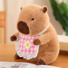 Adorable Capybara Backpack Kawaii plush stuffed animal with Fluffy Adjustable shoulder strap,KingKong Toys