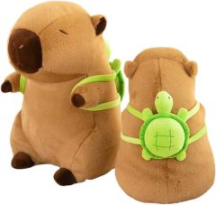 Adorable Capybara Backpack Kawaii plush stuffed animal with Fluffy Adjustable shoulder strap,KingKong Toys