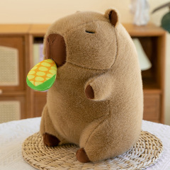 Adorable Capybara Backpack Kawaii plush stuffed animal with Fluffy Adjustable shoulder strap,KingKong Toys