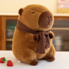 Adorable Capybara Backpack Kawaii plush stuffed animal with Fluffy Adjustable shoulder strap,KingKong Toys