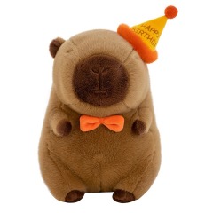 Adorable Capybara Backpack Kawaii plush stuffed animal with Fluffy Adjustable shoulder strap,KingKong Toys