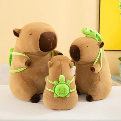 Adorable Capybara Backpack Kawaii plush stuffed animal with Fluffy Adjustable shoulder strap,KingKong Toys