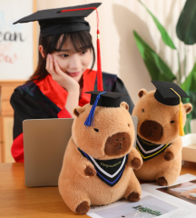 Adorable Capybara Backpack Kawaii plush stuffed animal with Fluffy Adjustable shoulder strap,KingKong Toys