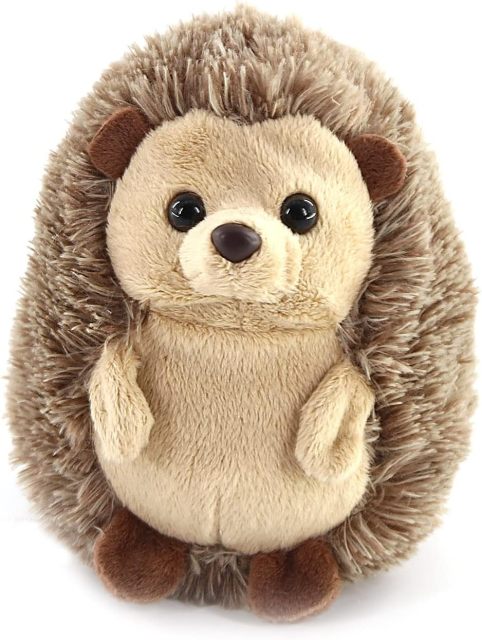 Hedgehog Stuffed Animal Large Mommy Hedgehog Plush Toys with 4 Baby Soft Cuddly Plushie Toy Sets for Birthday Gifts,KingKong Toys