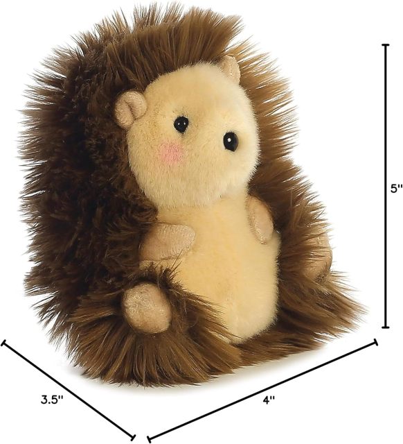 Hedgehog Stuffed Animal Large Mommy Hedgehog Plush Toys with 4 Baby Soft Cuddly Plushie Toy Sets for Birthday Gifts,KingKong Toys