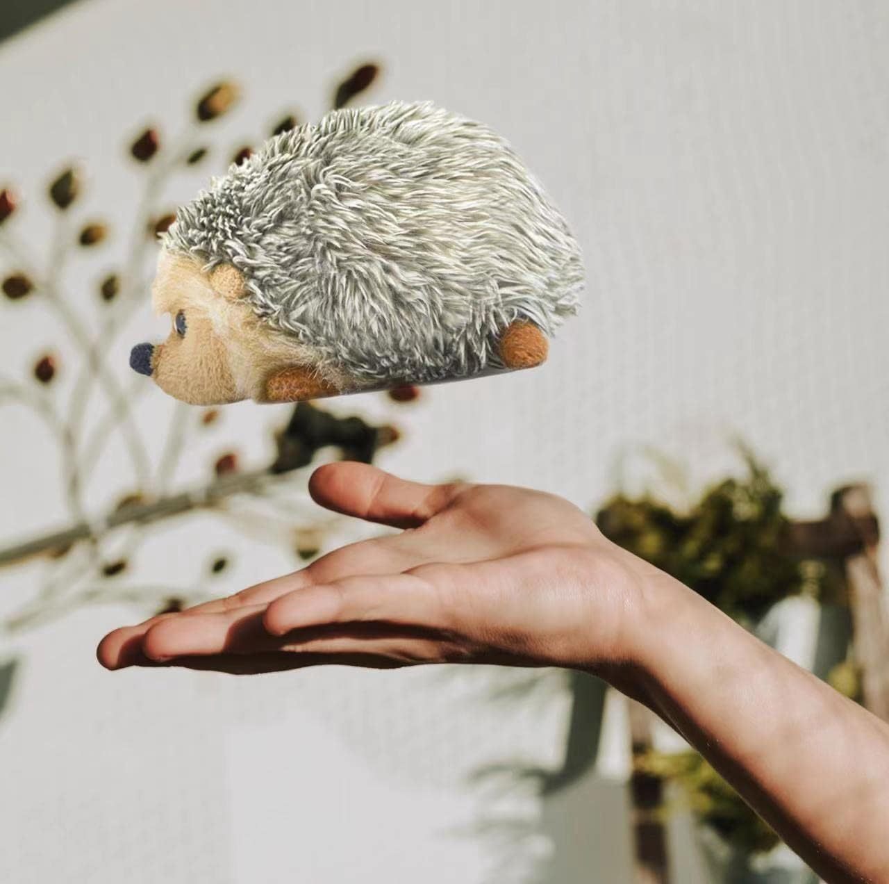 Hedgehog Stuffed Animal Large Mommy Hedgehog Plush Toys with 4 Baby Soft Cuddly Plushie Toy Sets for Birthday Gifts,KingKong Toys