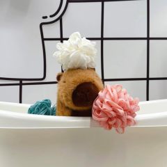 Capybara Stuffed Animals Toys Kawaii Rodents Plushie Toys With Turtle Backpack Cute Capybara Doll Gift for Kids and Home Decoration,KingKong Toys