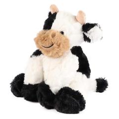 Adorable Plush Cow Toy Floppy Dairy Cattle Soft Stuffed Animal Cute Birthday Gifts for Boys Girls Kids Toddlers,KingKong Toys