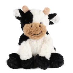 Adorable Plush Cow Toy Floppy Dairy Cattle Soft Stuffed Animal Cute Birthday Gifts for Boys Girls Kids Toddlers,KingKong Toys