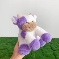 Adorable Plush Cow Toy Floppy Dairy Cattle Soft Stuffed Animal Cute Birthday Gifts for Boys Girls Kids Toddlers,KingKong Toys