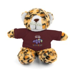 Autism Support Awareness Stuffed Animals with Tee Comfort Toy,KingKong Toys