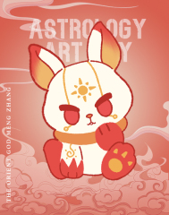 Eastern Zodiac Original Designer Chinese zodiac Bunny Stuffed Animal,KingKong Toys