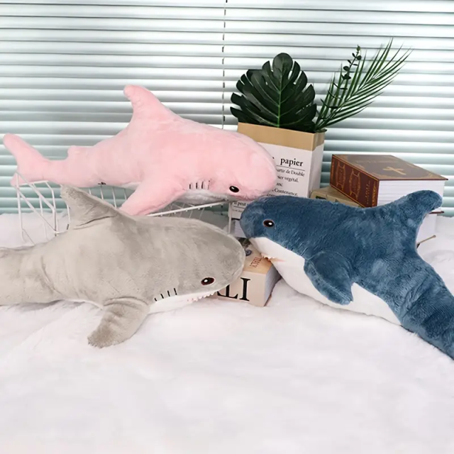 Plush toy shark Stuffed Animals cute gift children's toys,KingKong Toys