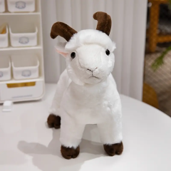 Diy Goat Plush Toy black short Fabric Stuffed plushies white sheep Toys,KingKong Toys