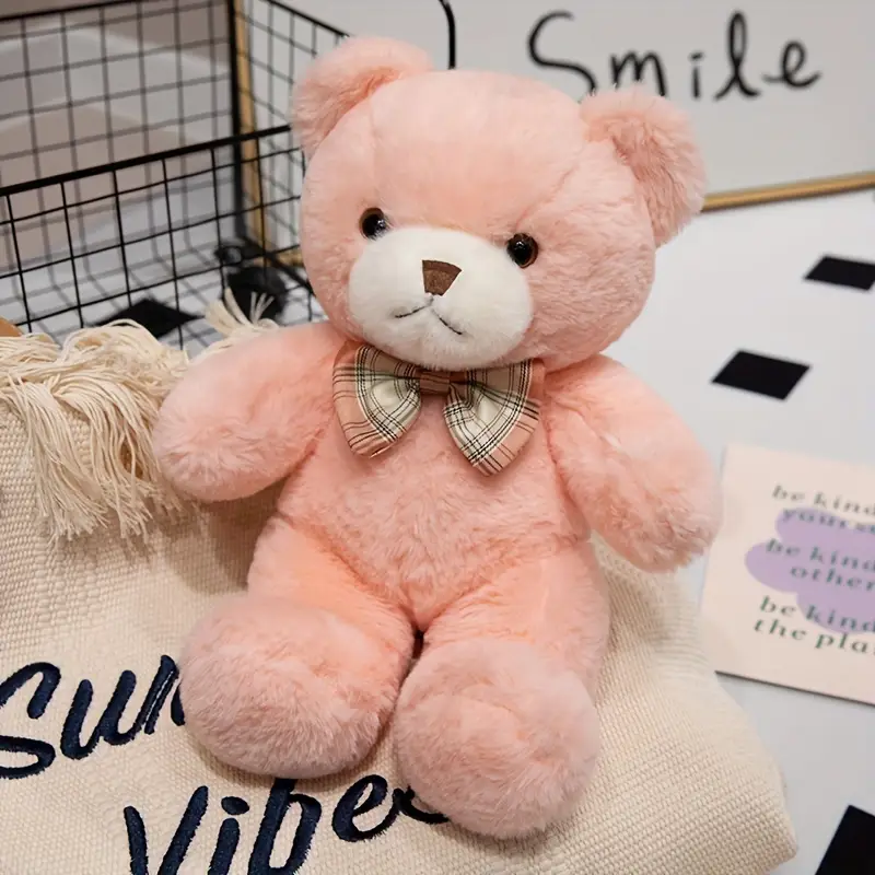 Customizable Teddy Bear Plush Toy Super Soft Fleece Stuffed Cushion Embroidered Animal Toy or Gift,KingKong Toys