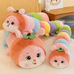 Factory big Size Plush Toy Custom Stuffed caterpillar Pillow Soft Stress Relief Animal Plush,KingKong Toys