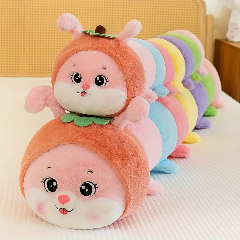 Factory big Size Plush Toy Custom Stuffed caterpillar Pillow Soft Stress Relief Animal Plush,KingKong Toys