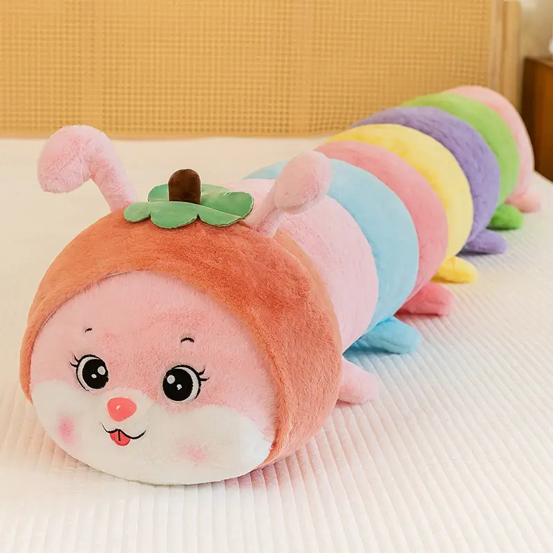 Factory big Size Plush Toy Custom Stuffed caterpillar Pillow Soft Stress Relief Animal Plush,KingKong Toys