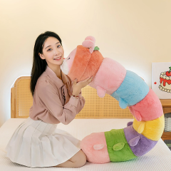 Factory big Size Plush Toy Custom Stuffed caterpillar Pillow Soft Stress Relief Animal Plush,KingKong Toys
