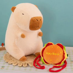 Capybara Backpack Plush Stuffed Animal Design Cute Kids' Gift Idea Toy Backpack with Plush Animal Design,KingKong Toys