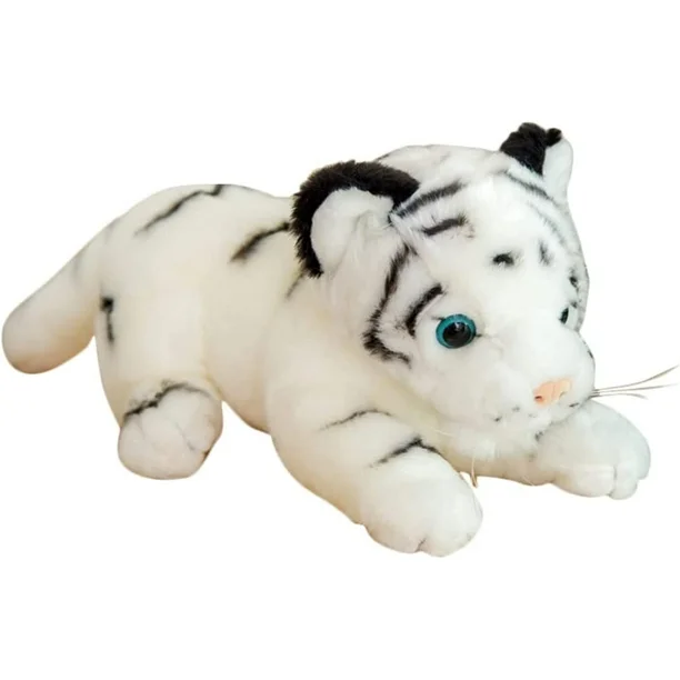 Soft Cotton Plush Stuffed Animal Toys Tiger Elephant Lion Raccoon Zebra Embroidered Design Comforter Function Birthday Occasion,KingKong Toys