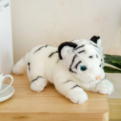 Soft Cotton Plush Stuffed Animal Toys Tiger Elephant Lion Raccoon Zebra Embroidered Design Comforter Function Birthday Occasion,KingKong Toys