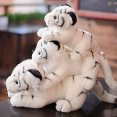 Soft Cotton Plush Stuffed Animal Toys Tiger Elephant Lion Raccoon Zebra Embroidered Design Comforter Function Birthday Occasion,KingKong Toys