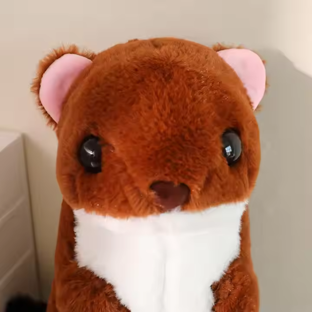 Cuddly Cartoon Brown River Otter Plush Toy Stuffed Animals Children's Lovely Toys,KingKong Toys