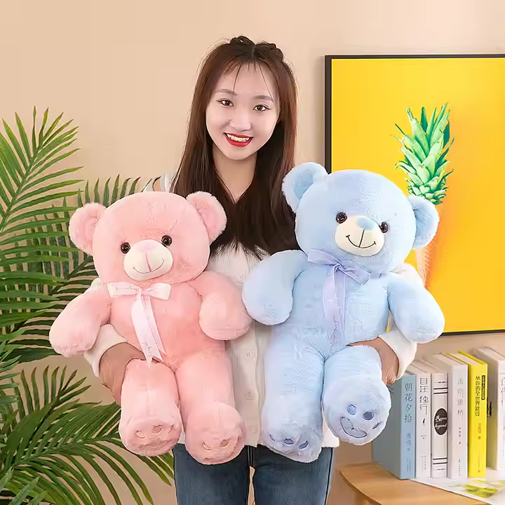 Valentine's Day Teddy Bear Soft Cotton Red Heart 'I Love You' Stuffed Animals Toys Gifts,KingKong Toys